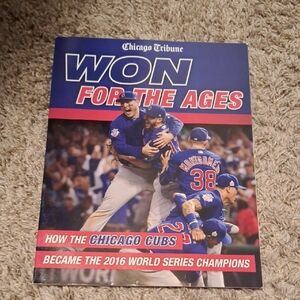 Blue and Red Commemorative Book